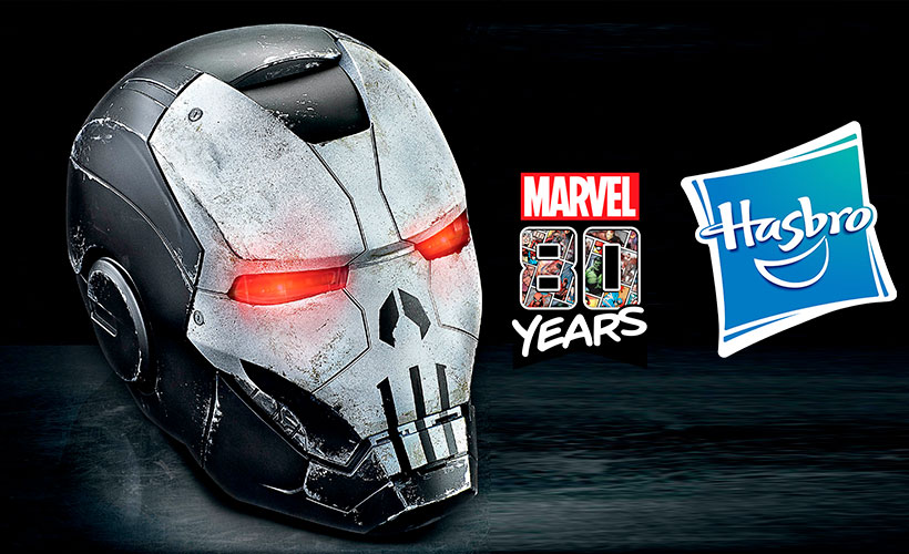 Hasbro se pule con casco electrónico de Marvel War Machine/ Punisher - Juguetes