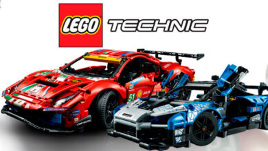 El McLaren Senna GTR y el Ferrari 488 GTE llegan a LEGO Technic