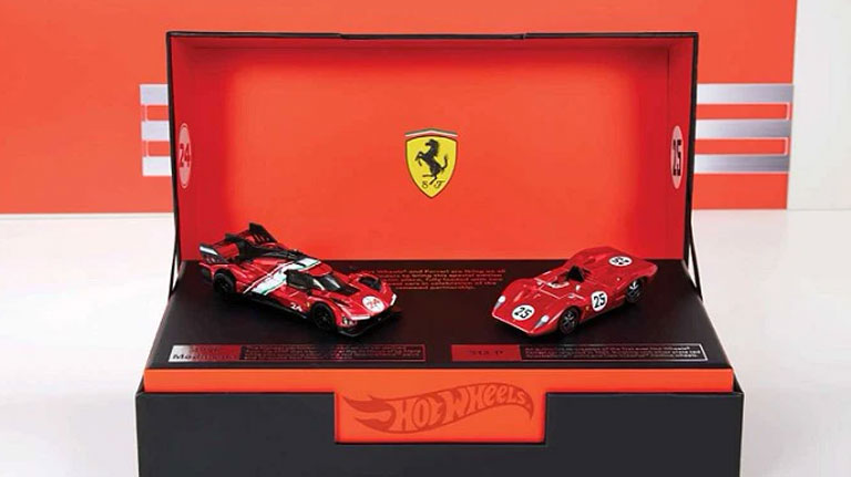 Hot Wheels Ferrari 2025 - Set edición limitada de coches Hot Wheels